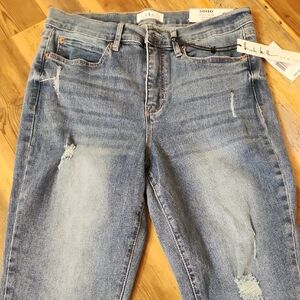 Nicole Miller Soho Denim Straight Leg Jeans - Light Blue